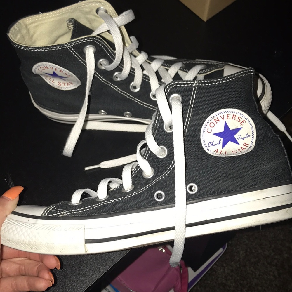 Black Hi Top Converse